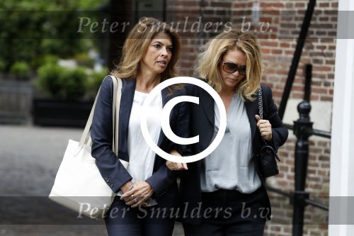Vught 13 juni 2017
Herdenkingsdienst/ begrafenis van Sandra Reemer in kasteel Maurick. Antje Monteiro met manager Inge