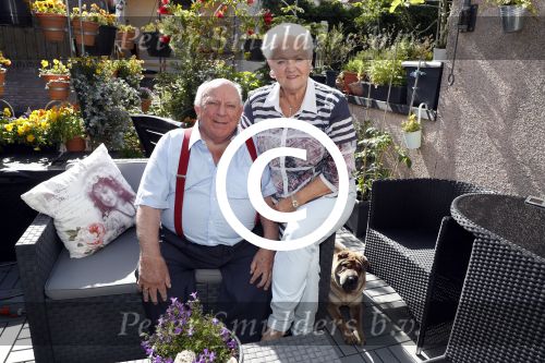Vlaardingen 9 juni 2017
Bas v Toor en zijn vrouw in hun huis