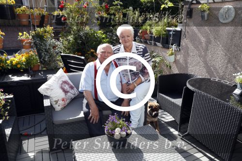 Vlaardingen 9 juni 2017
Bas v Toor en zijn vrouw in hun huis