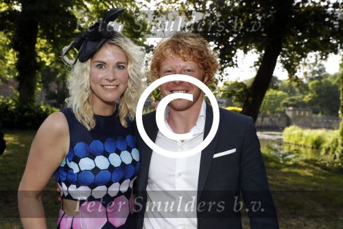 Haarzuilens 21 juni 2017
Haringparty bij kasteel de Haar. Ben Woldring met vriendin