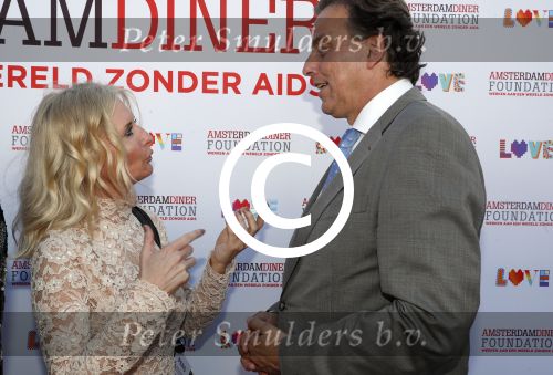 Amsterdam 17 juni 2017  
Amsterdam diner in het AFAS music hall in Amsterdam. Bert Koenders met Annette de Vries