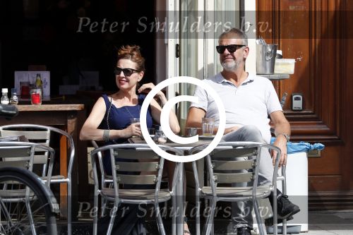 Amsterdam 15 juni 2017
Bert Kuizenga met zijn vrouw op terras