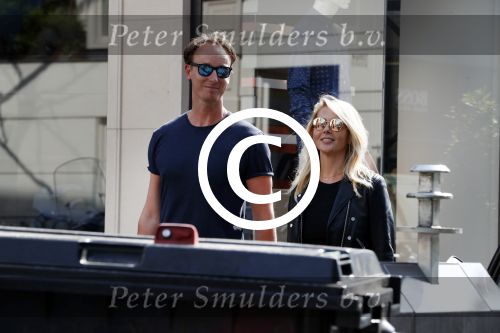 Amsterdam 3 juni 2017
Chantal janzen met kennis / vriend Tijs Hartman op de pc hooftstraat