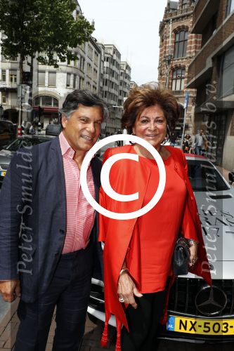 Amsterdam 8 juni 2017 
Talkies terras awards in het W hotel. Christine Kroonenberg met partner