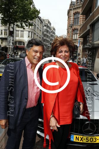 Amsterdam 8 juni 2017 
Talkies terras awards in het W hotel. Christine Kroonenberg met partner