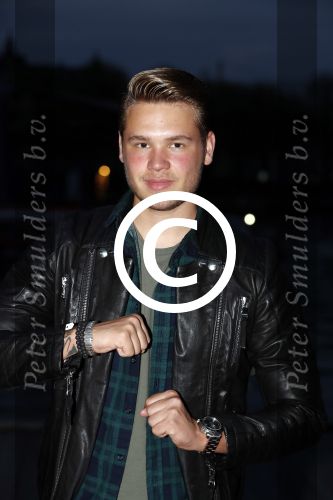 Amsterdam 22 mei 2017 
Premiere pirates off the carabien in het scheepvaartmuseum. Dave Dekker met vriendin