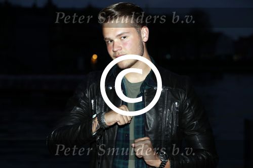 Amsterdam 22 mei 2017 
Premiere pirates off the carabien in het scheepvaartmuseum. Dave Dekker met vriendin
