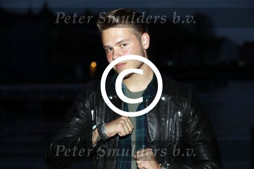 Amsterdam 22 mei 2017 
Premiere pirates off the carabien in het scheepvaartmuseum. Dave Dekker met vriendin