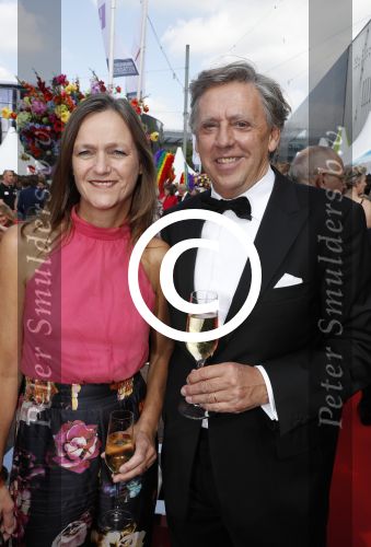 Amsterdam 17 juni 2017  
Amsterdam diner in het AFAS music hall in Amsterdam. Ed Nijpels met vrouw