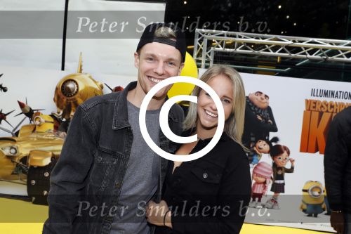 Amsterdam 17 juni 2017
Premiere Verschrikkelijke Ikke in Pathe Arena. Enzo Knol met zijn vriendin Dee spraken een stem in.