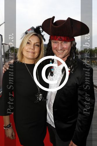 Amsterdam 22 mei 2017 
Premiere pirates off the carabien in het scheepvaartmuseum. Gallyon v Vessem met man en Selma v Dijk met man