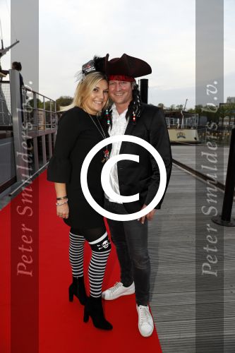 Amsterdam 22 mei 2017 
Premiere pirates off the carabien in het scheepvaartmuseum. Gallyon v Vessem met man en Selma v Dijk met man