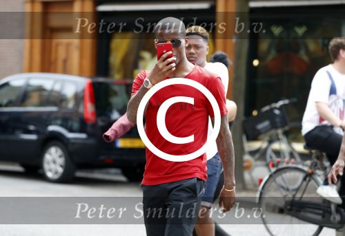 Amsterdam 29 mei 2017 
Georginio Wijnaldum met vrienden/ familie op de pc hooftstraat