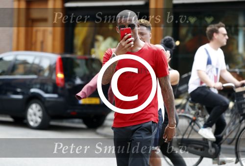 Amsterdam 29 mei 2017 
Georgino Wijnaldum met vrienden/ familie op de pc hooftstraat