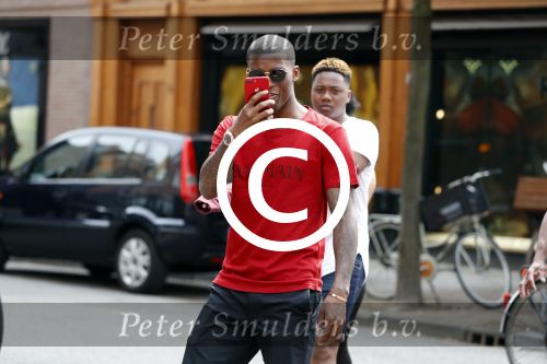 Amsterdam 29 mei 2017 
Georgino Wijnaldum met vrienden/ familie op de pc hooftstraat