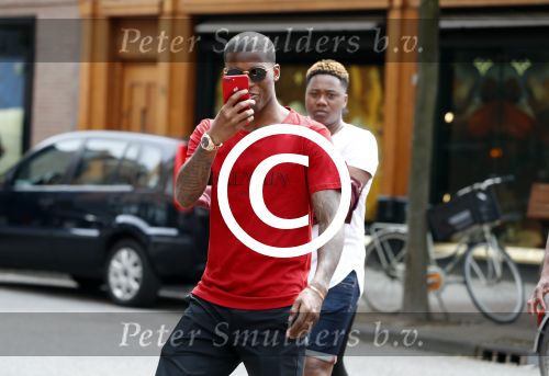Amsterdam 29 mei 2017 
Georgino Wijnaldum met vrienden/ familie op de pc hooftstraat