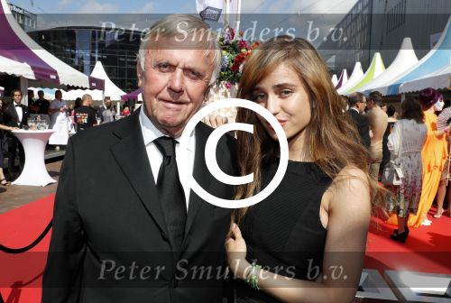 Amsterdam 17 juni 2017  
Amsterdam diner in het AFAS music hall in Amsterdam. Harry Mens met dochter Nour Mens
