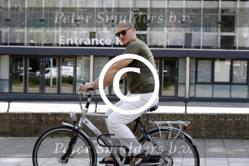 Amsterdam 21 juni 2017 
Henk Poort op de fiets