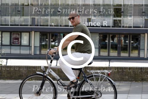 Amsterdam 21 juni 2017 
Henk Poort op de fiets
