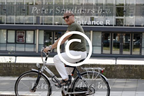 Amsterdam 21 juni 2017 
Henk Poort op de fiets