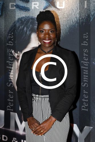 Amsterdam 7 juni 2017
Premiere the Mummy in Pathe Arena. Imanuelle Grives met een kennis