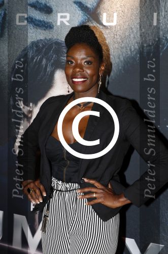 Amsterdam 7 juni 2017
Premiere the Mummy in Pathe Arena. Imanuelle Grives met een kennis