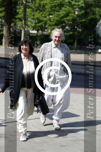 Amsterdam 3 juni 2017 
Opening expositie Fong Leng bij galerie Eric Morren in Amsterdam. Jan jansen met zijn vrouw