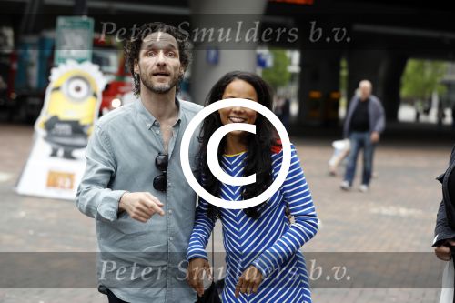 Amsterdam 17 juni 2017  
Premiere verschrikkelijke ikke in pathe arena. Javier Guzman en partner Cloe Leenheer