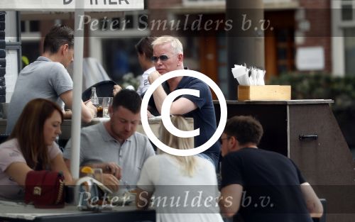 Amsterdam 2 juni 2017
John Lukken met vriend op terras