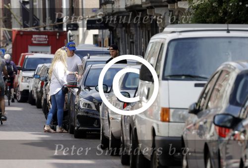 Amsterdam 31 mei 2017 
PSV spelers Jordy de Wijs en Jorrit Hendrix op de pc hooftstraat