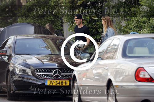 Amsterdam 31 mei 2017 
PSV spelers Jordy de Wijs en Jorrit Hendrix op de pc hooftstraat