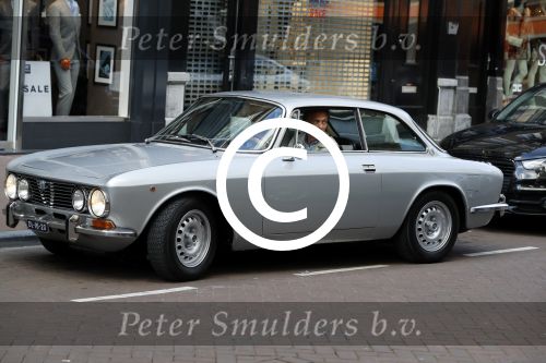 Amsterdam 16 juni 2017 
Jort Kelder in zijn Alfa Romeo oldtimer