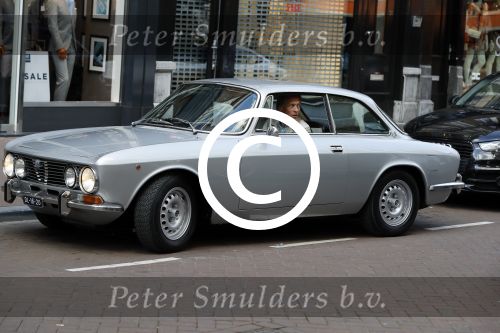 Amsterdam 16 juni 2017 
Jort Kelder in zijn Alfa Romeo oldtimer