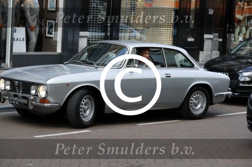 Amsterdam 16 juni 2017 
Jort Kelder in zijn Alfa Romeo oldtimer