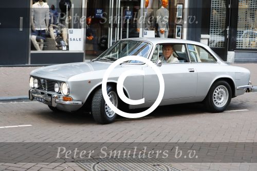 Amsterdam 16 juni 2017 
Jort Kelder in zijn Alfa Romeo oldtimer