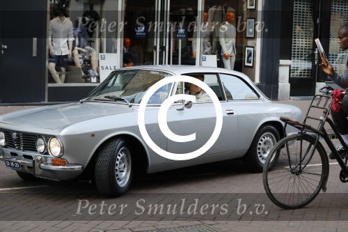 Amsterdam 16 juni 2017 
Jort Kelder in zijn Alfa Romeo oldtimer