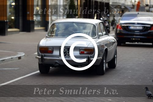 Amsterdam 16 juni 2017 
Jort Kelder in zijn Alfa Romeo oldtimer