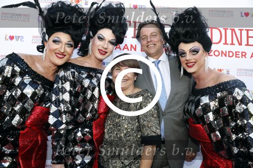 Amsterdam 17 juni 2017  
Amsterdam diner in het AFAS music hall in Amsterdam. Lilianne Ploumen met Bert Koenders en ...