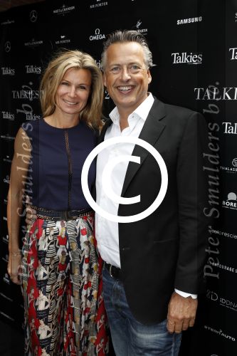 Amsterdam 8 juni 2017 
Talkies terras awards in het W hotel. Marcel en Joan Stolk