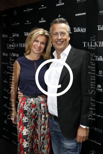 Amsterdam 8 juni 2017 
Talkies terras awards in het W hotel. Marcel en Joan Stolk