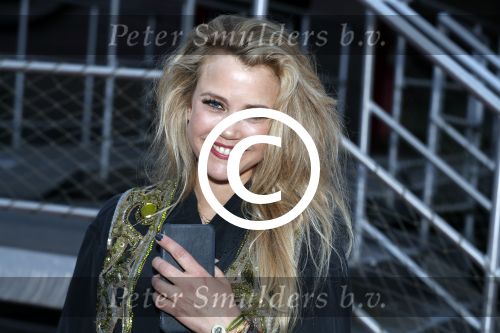 Amsterdam 22 mei 2017 
Premiere pirates off the carabien in het scheepvaartmuseum. Maria Kooistra met vriend Edwin Backes