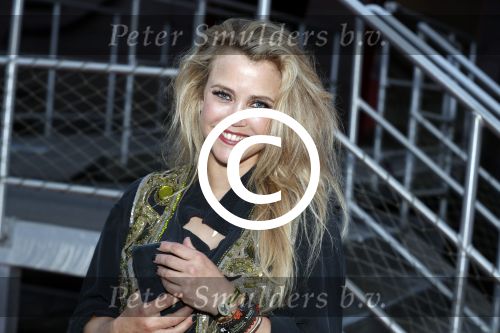 Amsterdam 22 mei 2017 
Premiere pirates off the carabien in het scheepvaartmuseum. Maria Kooistra met vriend Edwin Backes