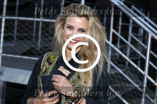 Amsterdam 22 mei 2017 
Premiere pirates off the carabien in het scheepvaartmuseum. Maria Kooistra met vriend Edwin Backes