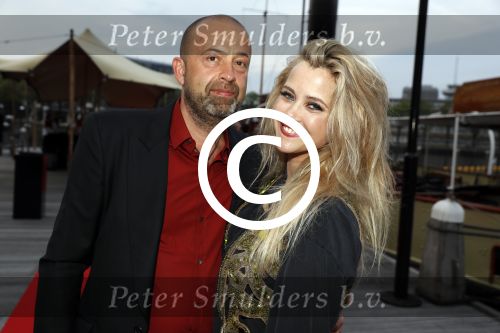 Amsterdam 22 mei 2017 
Premiere pirates off the carabien in het scheepvaartmuseum. Maria Kooistra met vriend Edwin Backes