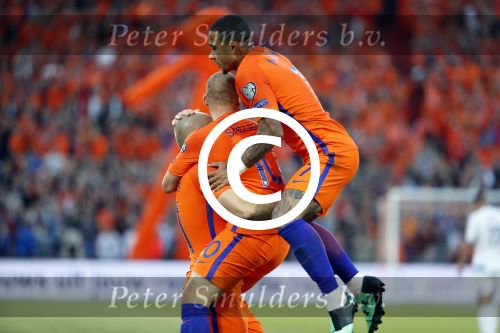 Rotterdam 9 juni 2017
Nederland - Luxemburg in de kuip met oa Memphis Depay