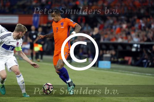 Rotterdam 9 juni 2017
Nederland - Luxemburg in de kuip met oa Memphis Depay