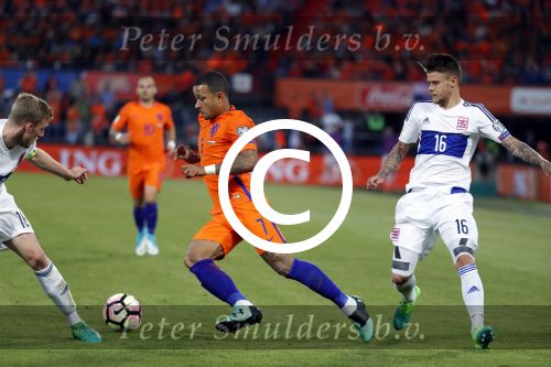 Rotterdam 9 juni 2017
Nederland - Luxemburg in de kuip met oa Memphis Depay