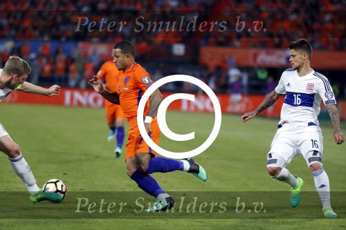 Rotterdam 9 juni 2017
Nederland - Luxemburg in de kuip met oa Memphis Depay