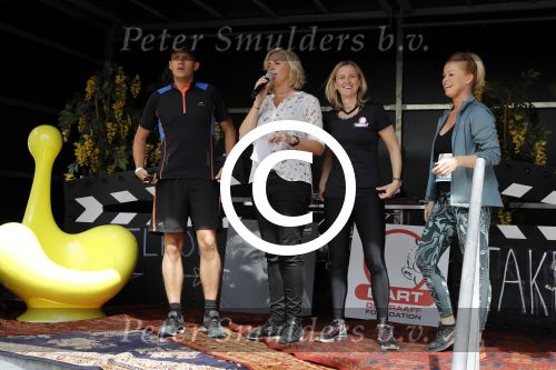 Hilversum 21 mei 2017
Bart \'s mediarun op het mediapark tbd de Bart de Graaff foundation. Aanwezig zus Miriam en moeder Marianne  van Bart de Graaff. Bridget Maasland zoon Mees , Kees Tol Howard Komproe en Jan Heemskerk lopen mee. Irene Moors presenteert het geheel.