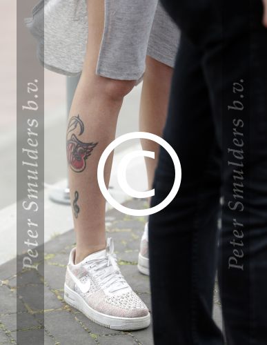 Hilversum 30 mei 2017
Boek presentatie Mental Theo ( Theo Nabuurs) in de vorstin. Miss Montreal haar tatoo